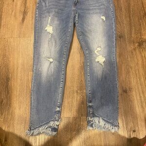 KanCan Medium Blue Distressed Skinny Jeans